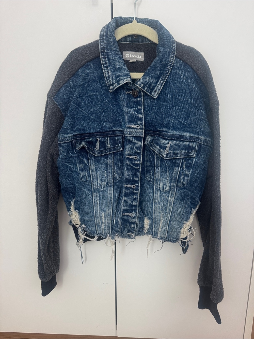 Tractor denim jacket girls